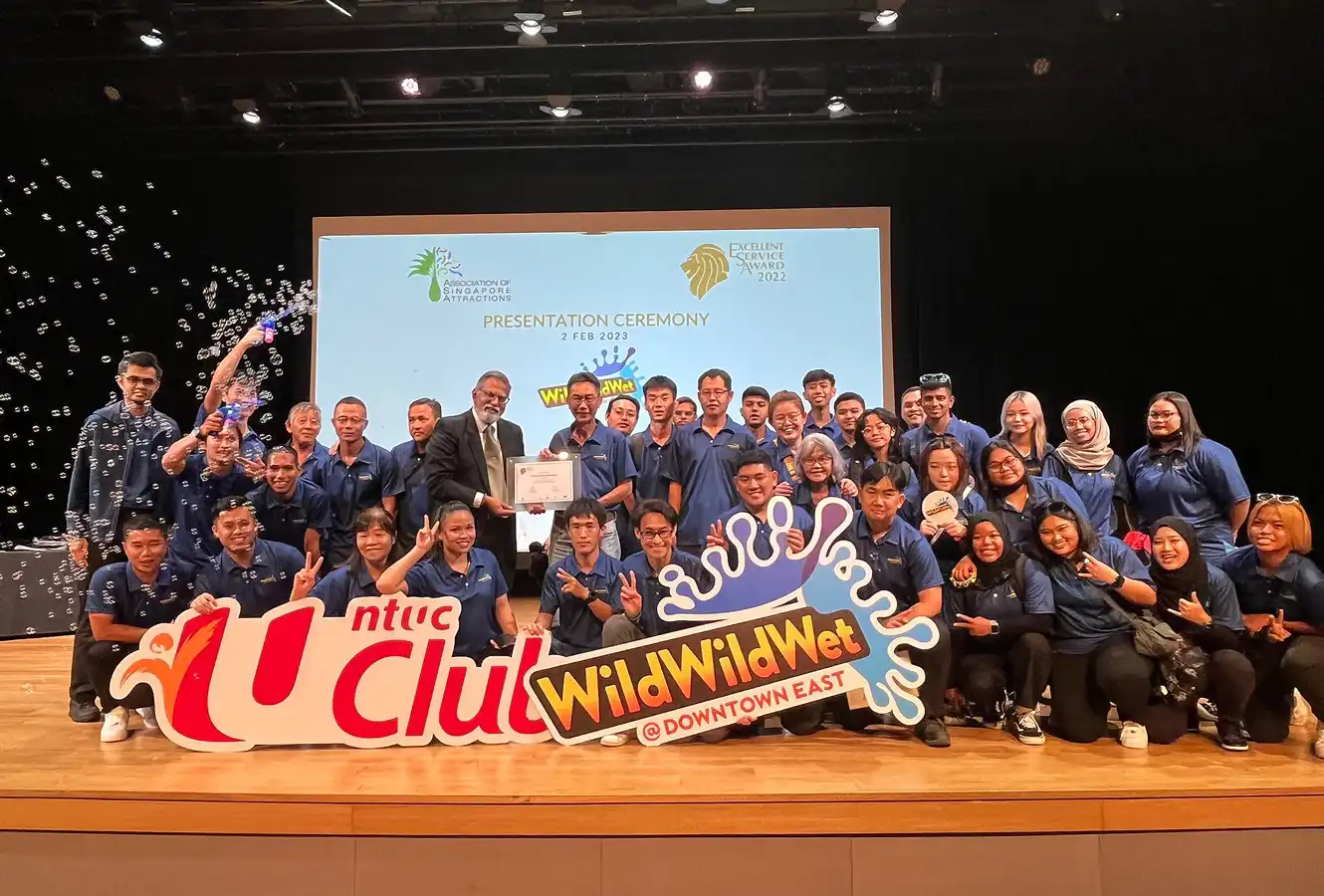 NTUC Club Quadrennial Report - Club's Winners at Excellent Service Award