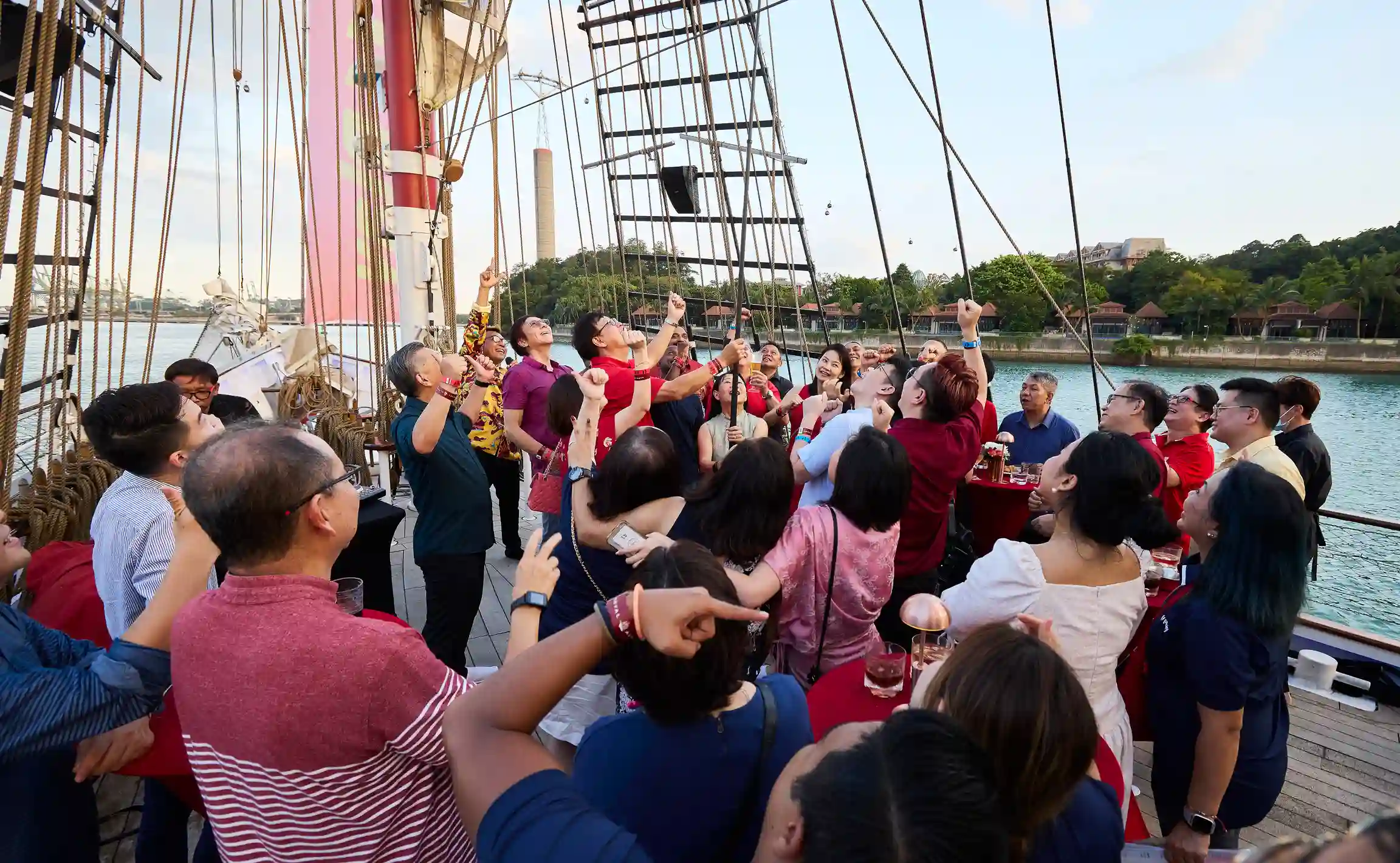 NTUC Club Quadrennial Report - CNY Celebration on board the Royal Albatross