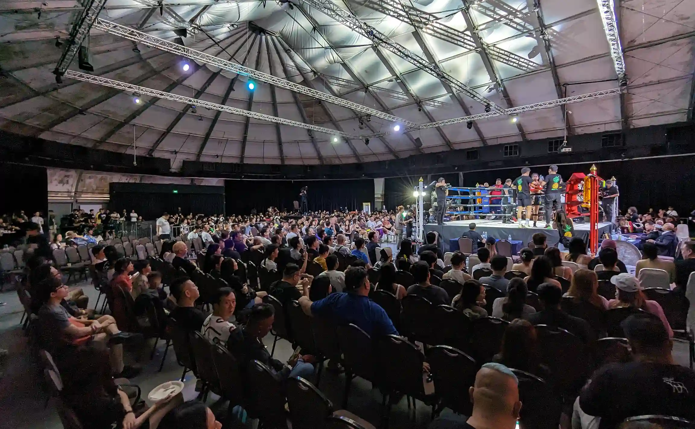 NTUC Club Quadrennial Report -  Muay Thai Championship held at Downtown East