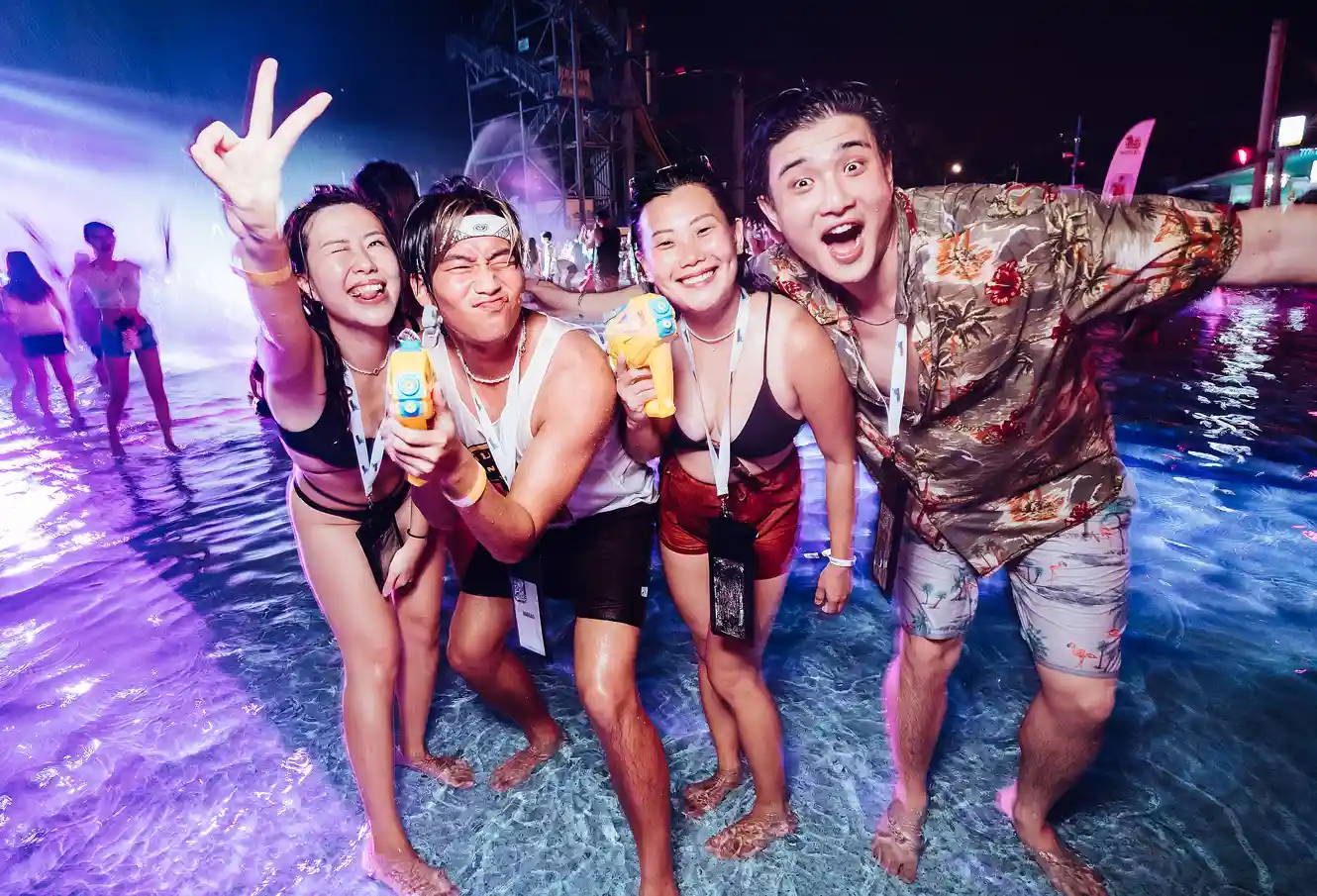 NTUC Club Quadrennial Report - Songkran Music Festival at Wild Wild Wet